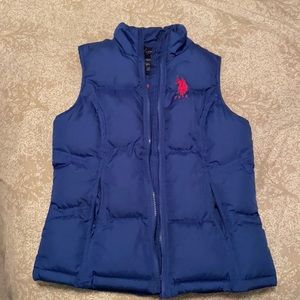 US Polo Assn puffer vest size small